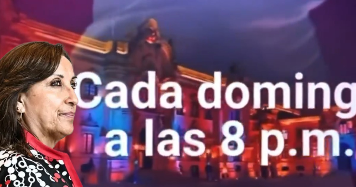 Dina Boluarte tendría su espacio dominical en TV Perú: “Cada domingo a las 8”, asegura dominical