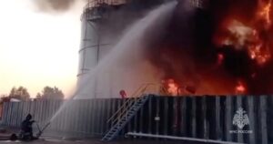 Ucrania atacó un depósito de petróleo en la región rusa de Rostov