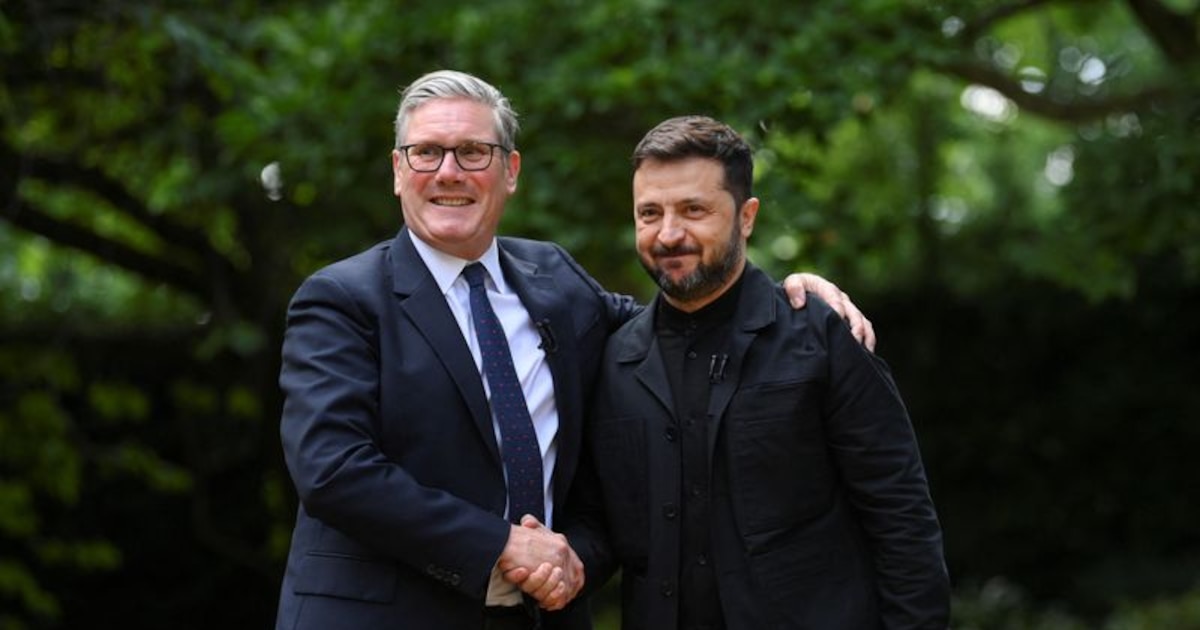 Tras una reunión sorpresa entre Zelensky y Starmer, Reino Unido y Ucrania acordaron profundizar sus lazos