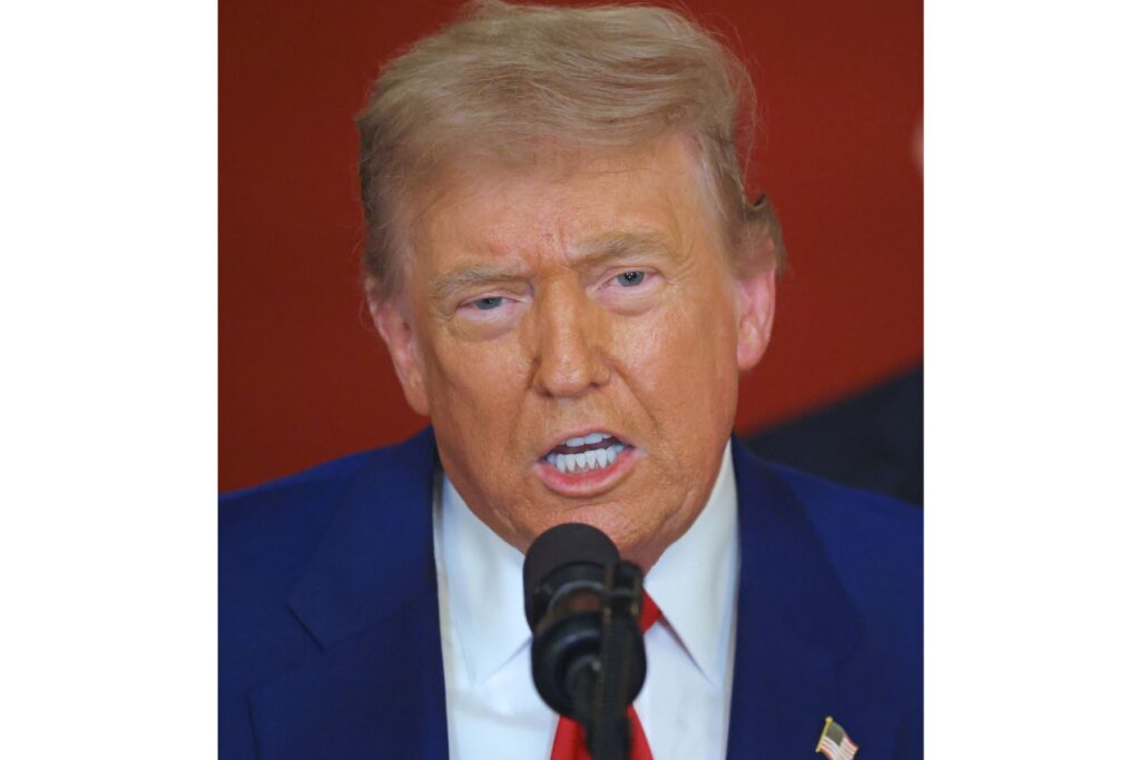 Trump dice que Irán les notificó de antemano el ataque y califica su respuesta de «débil»