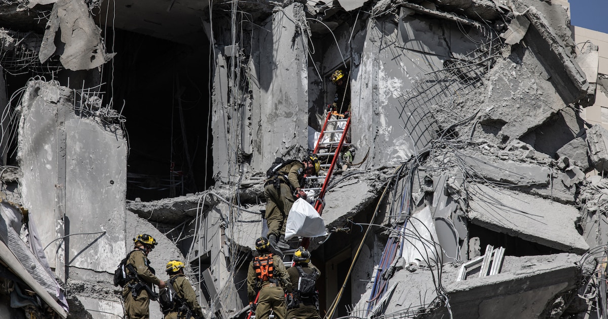 Así quedó Beersheba tras el ataque de Irán que dejó cuatro muertos en un edificio residencial