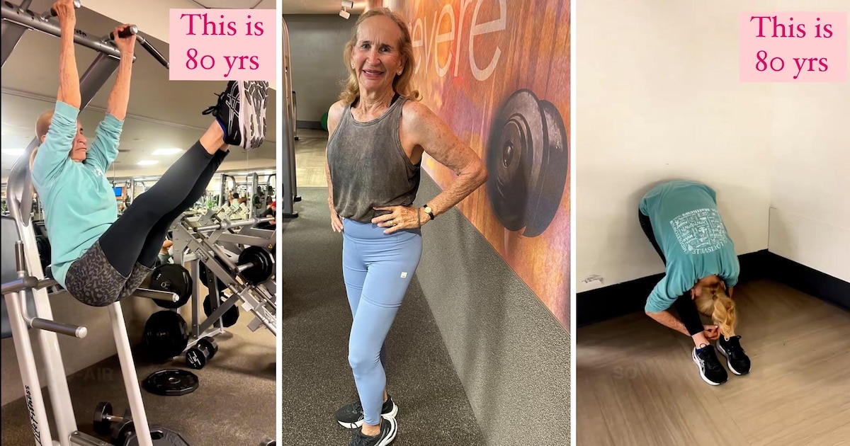 La rutina exacta de entrenamiento de fuerza que sigue esta mujer de 80 años para mantenerse fuerte y saludable