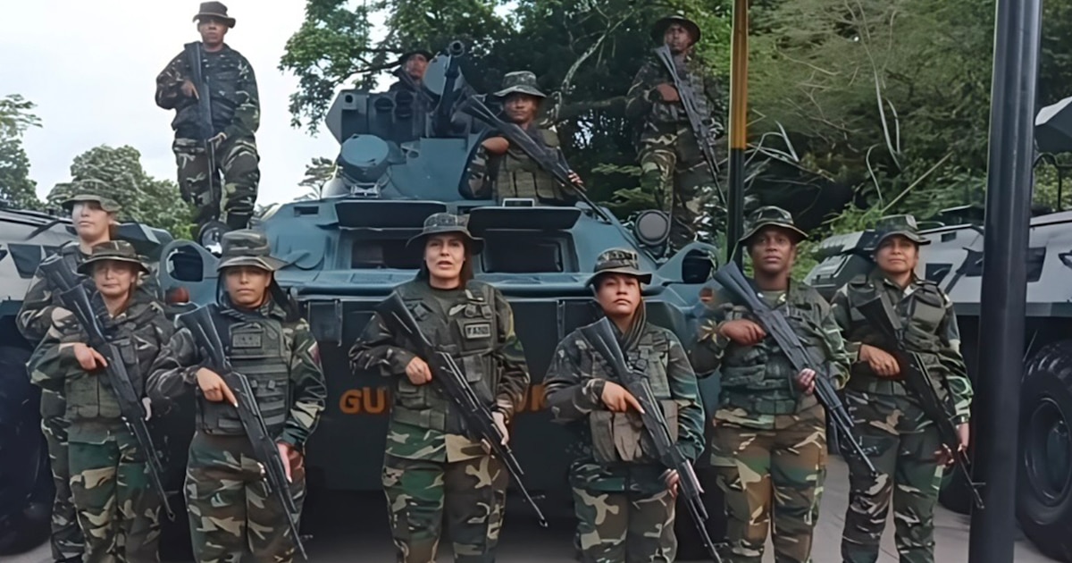 La Fuerza Armada venezolana lanzó una campaña contra María Corina Machado usando a mujeres militares