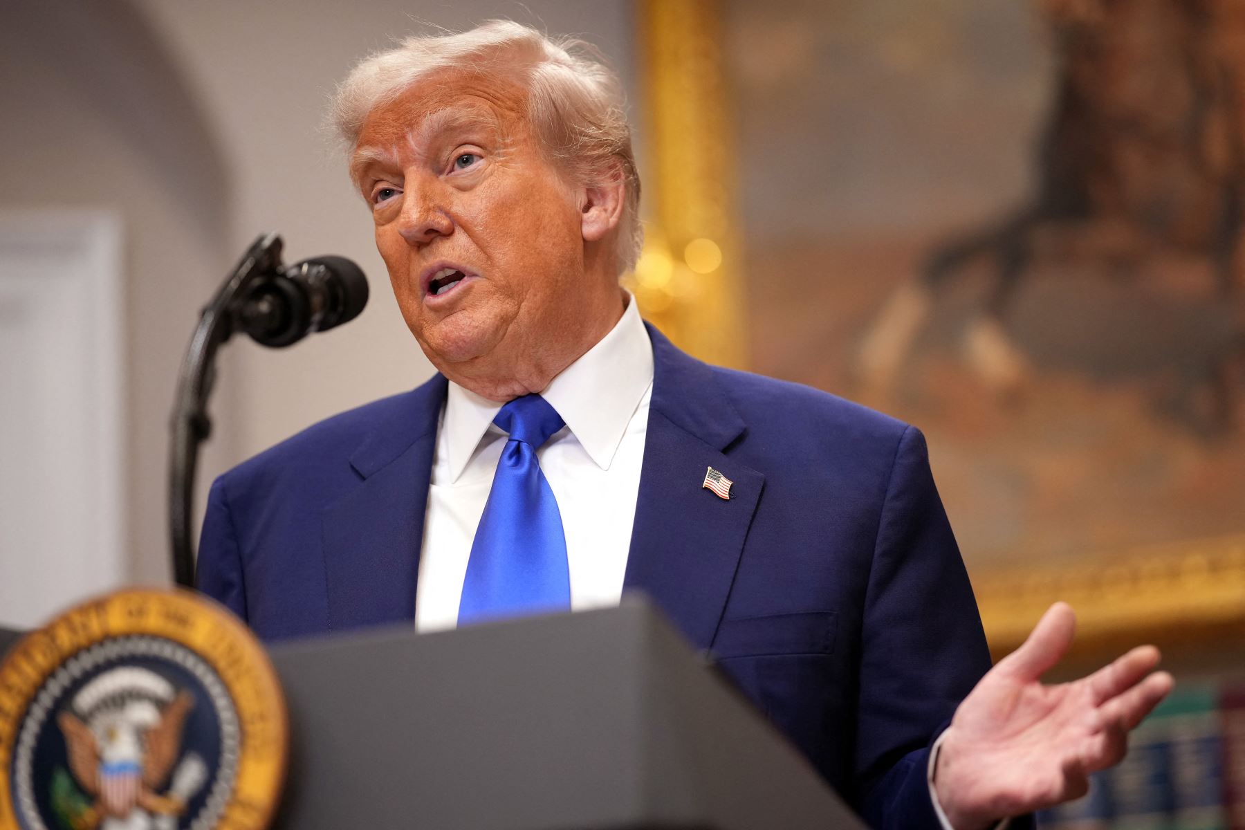 Trump asegura que Israel e Irán acudieron a él con un mismo mensaje: «¡Paz!»