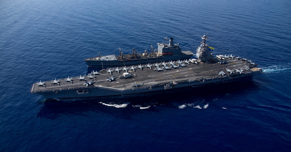 El portaaviones USS Gerald R. Ford, el más grande del mundo, dejó Estados Unidos rumbo al Mediterráneo Oriental