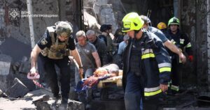 Ascendió a nueve el número de muertos por los ataque con misiles rusos en Dnipro