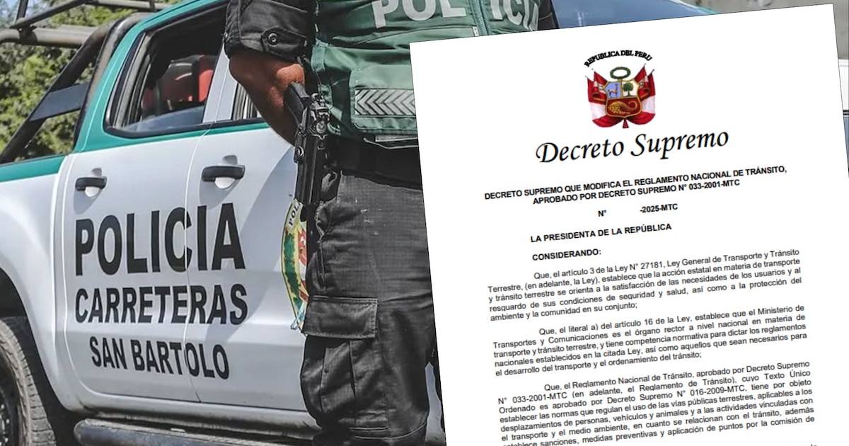 Ya no será necesario llevar al conductor a la comisaría para aplicarle la papeleta: MTC cambia el Reglamento Nacional de Tránsito
