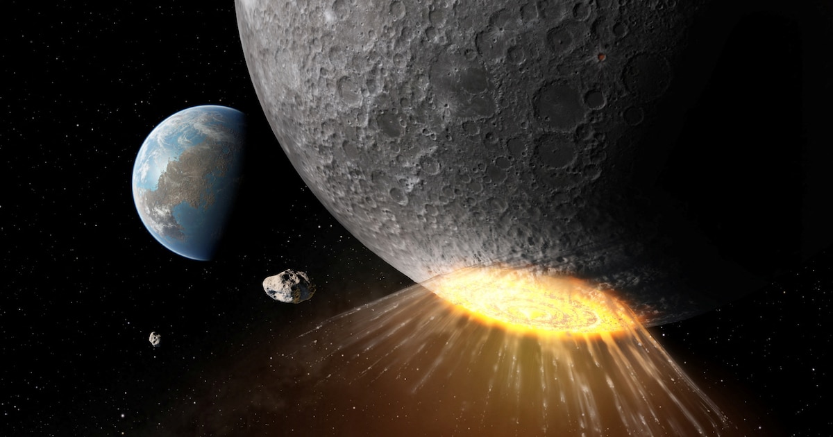 Científicos advierten que un asteroide podría impactar contra la Luna