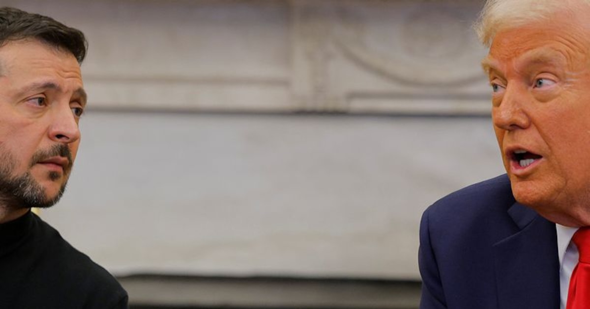 Volodimir Zelensky le propuso a Donald Trump fabricar drones con Estados Unidos