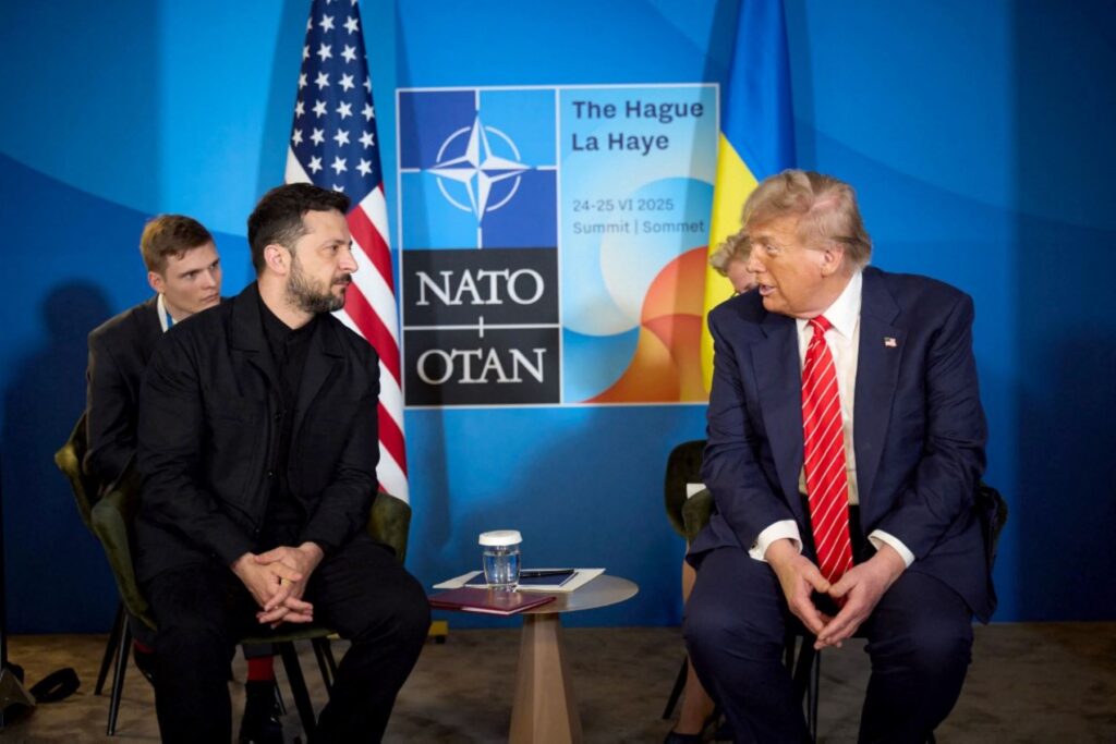 Empieza en La Haya la reunión entre Zelenski y Trump