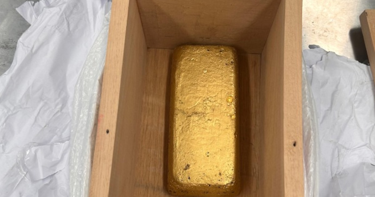 Incautan barra de oro de más de US$ 623 mil que iba a ser enviada a la India: estaba vinculada a minería ilegal