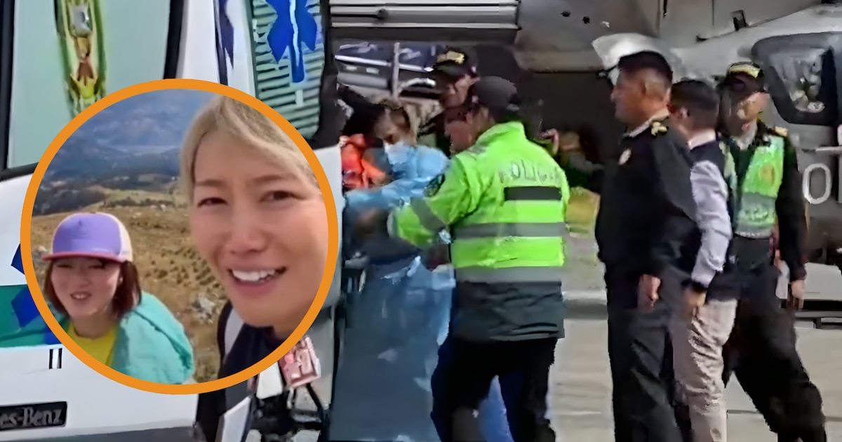 Rescatan con vida a turista japonesa atrapada en el Huascarán: fue trasladada en helicóptero a Huaraz