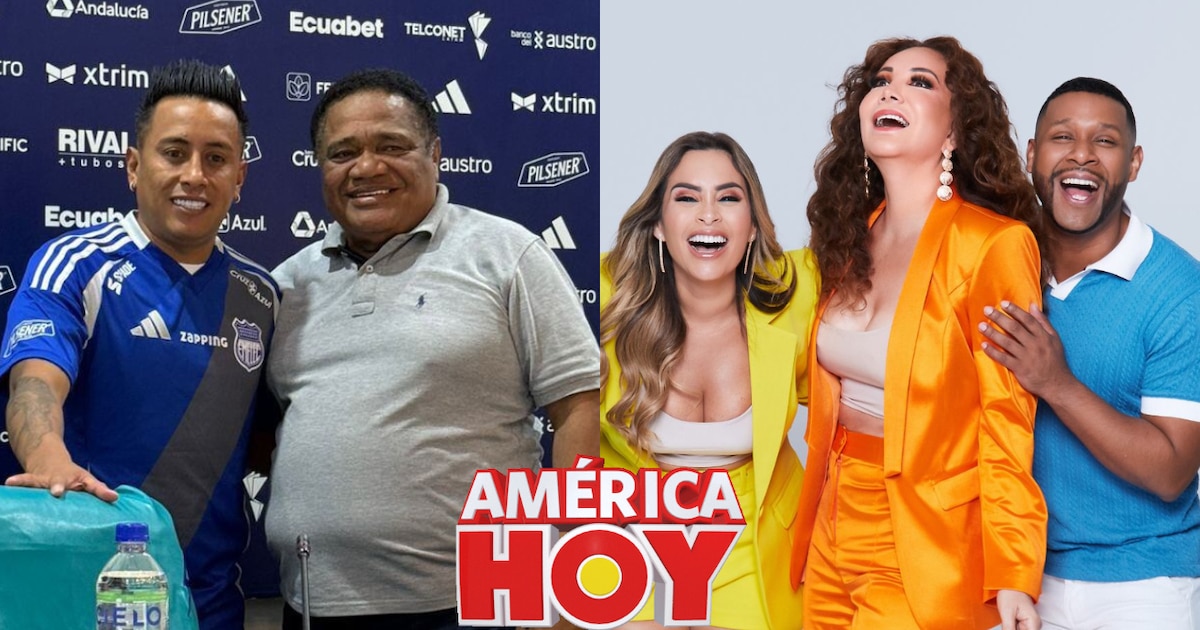 Presidente de Emelec niega entrevista sobre Christian Cueva, pero ‘América Hoy’ presenta pruebas y lo desmiente