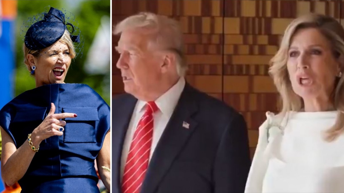 «Se nota que es latina»: El comentado gesto de la reina Máxima de los Países Bajos «burlándose» de Donald Trump