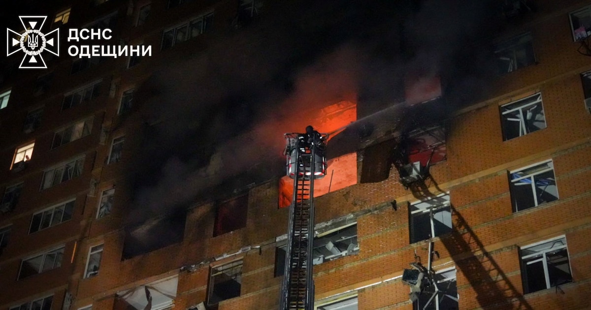 Rusia lanzó un ataque masivo con drones en el sur de Ucrania: al menos dos personas murieron y 14 resultaron heridas