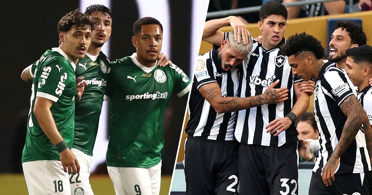 Palmeiras y Botafogo abrirán los octavos de final del Mundial de Clubes: hora, TV y probables formaciones