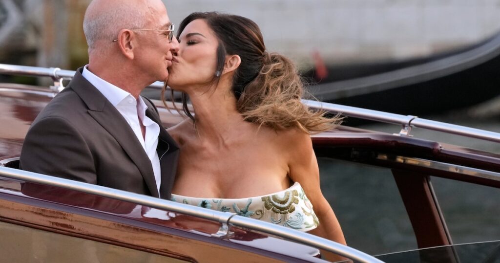 36 fotos de la increíble boda del magnate Jeff Bezos y Lauren Sánchez en Venecia