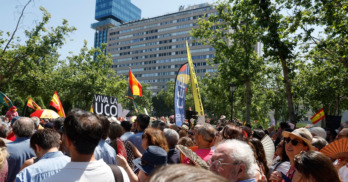 Jueces y fiscales protestan en Madrid contra las reformas judiciales del Gobierno