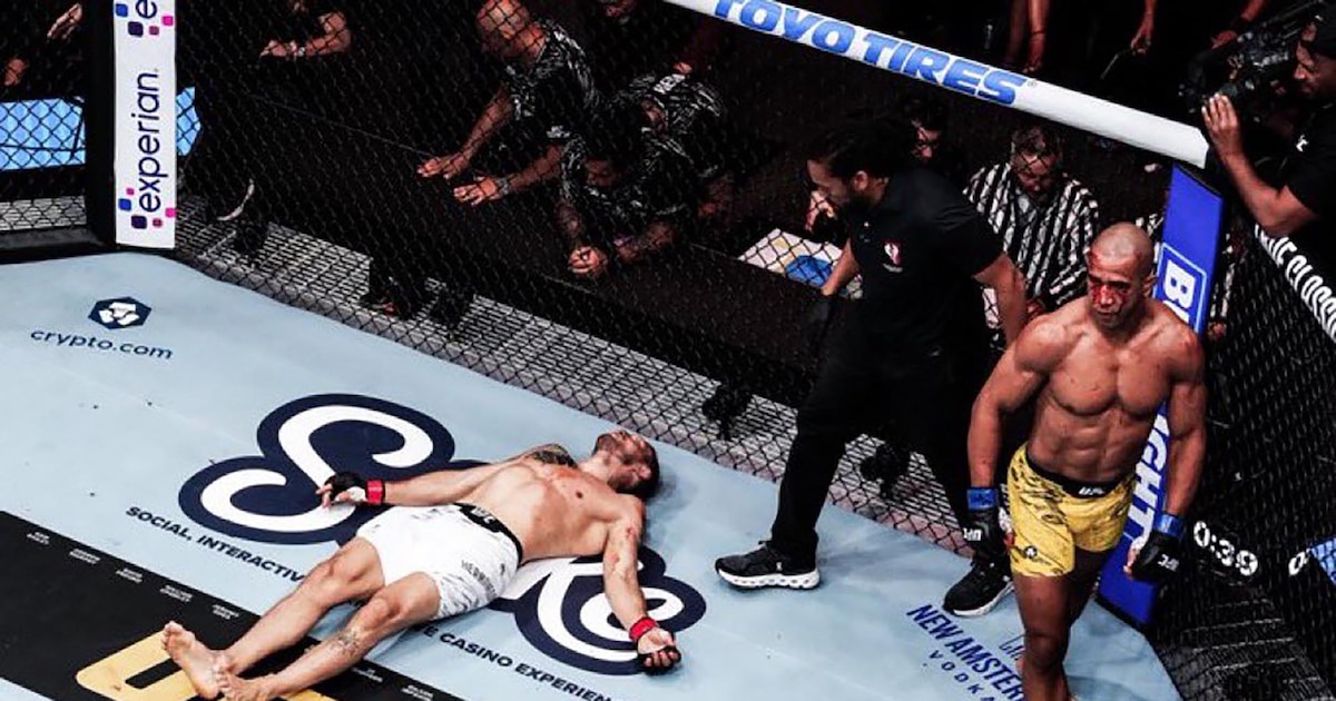 Un luchador de UFC remató a su rival mientras estaba indefenso en la lona: “Cuando entrás a la jaula podemos hacer todo”
