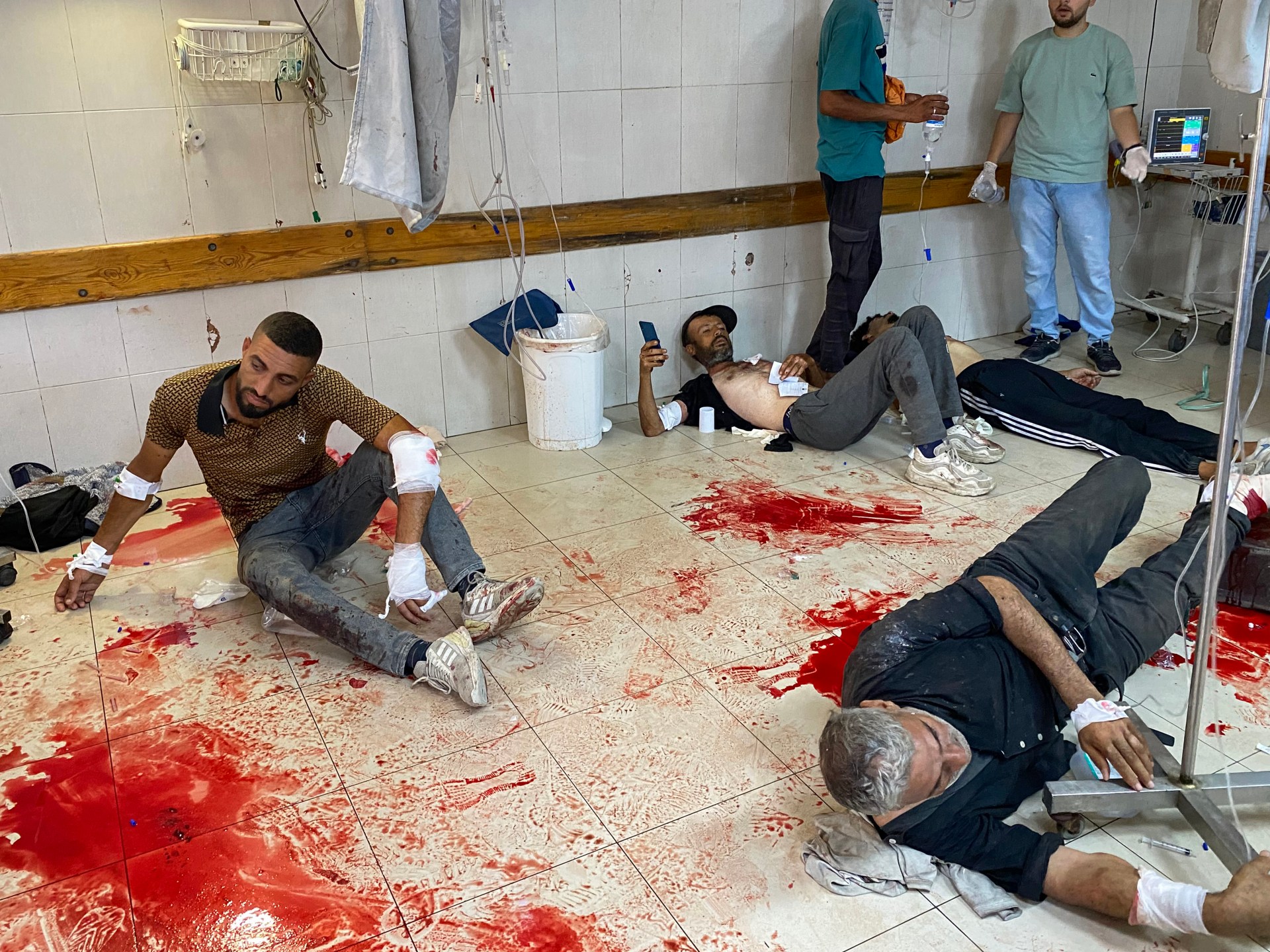 En Gaza, los israelíes están organizando juegos de hambre