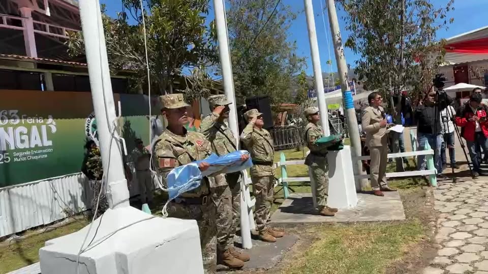 Inauguración de la Feria Fongal Cajamarca 2025 con homenaje patrio