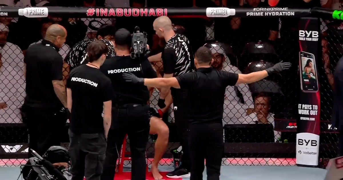 Luchador de UFC detienen por lesión ocular devastadora