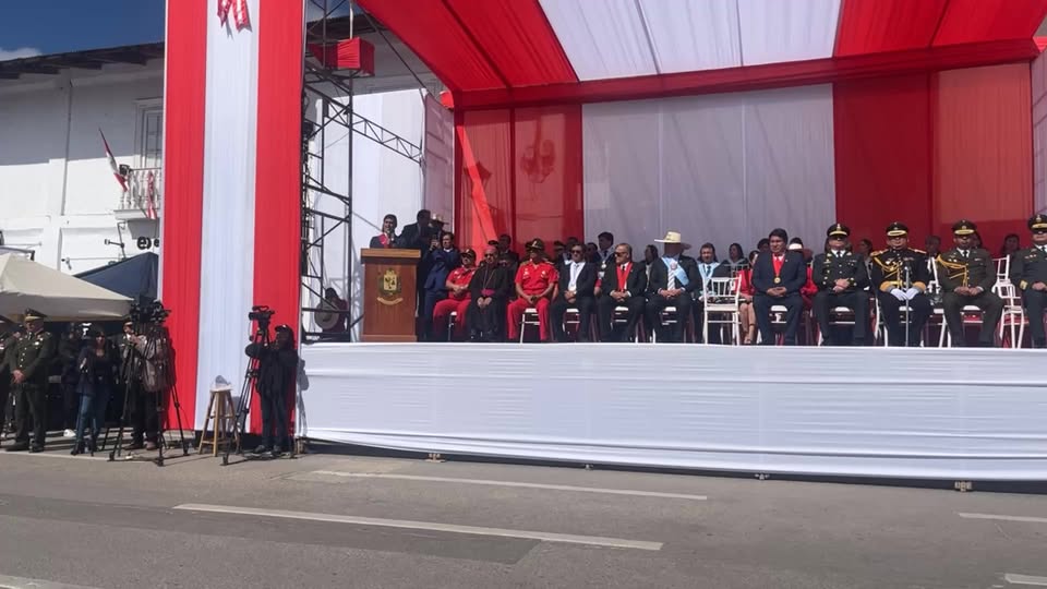 Cajamarca rinde homenaje a Perú en sus 204 años de independencia