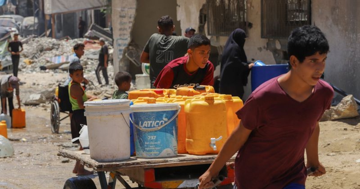 Israel construirá tubería para suministrar agua a Gaza