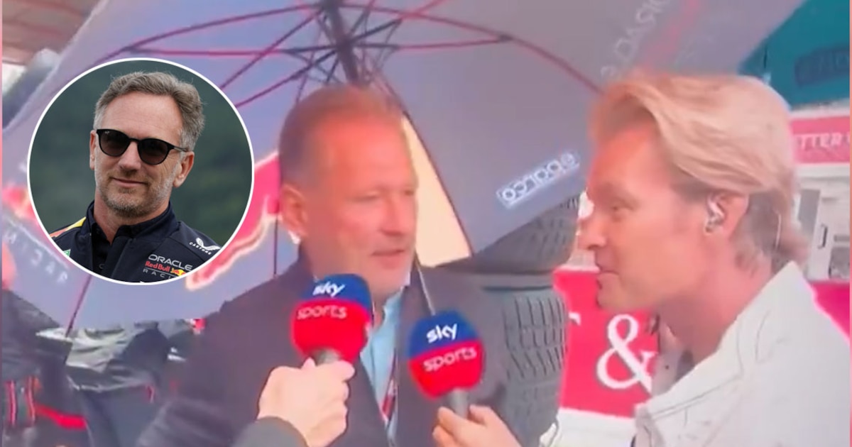 Padre de Verstappen, incómodo ante pregunta sobre Christian Horner