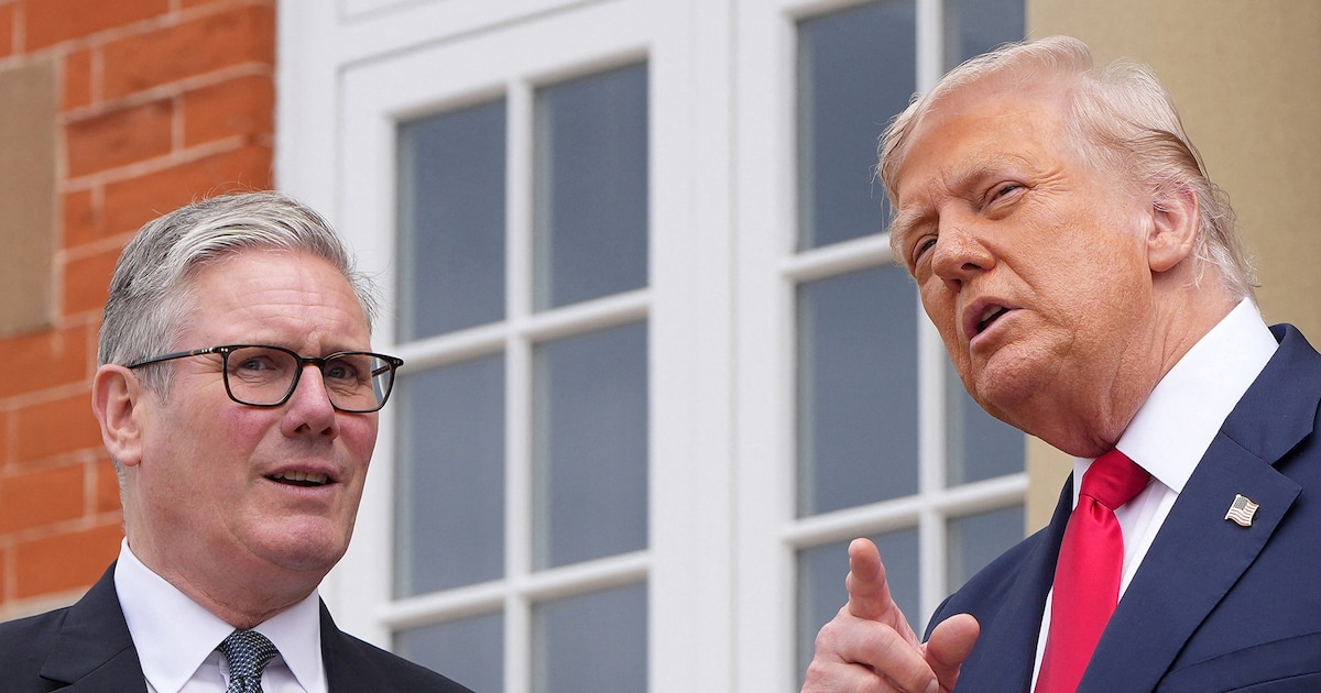 Trump y Starmer discuten paz en Gaza durante encuentro en Escocia