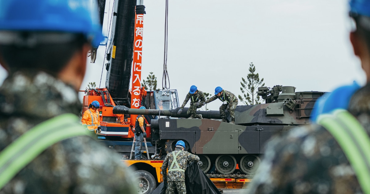 Taiwán recibe nuevo envío de tanques Abrams para fortalecer su defensa