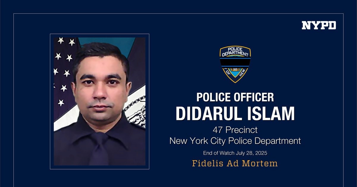 Héroe en la tragedia de Manhattan: policía de Nueva York muere al enfrentar ataque armado armado con rifle de asalto