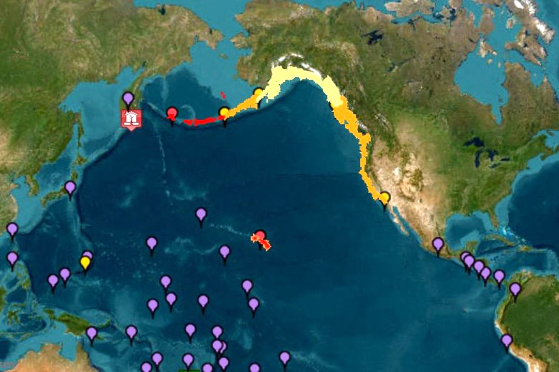 ¡Emergencia en Rusia! Tsunami causa inundaciones y hunde edificios en la costa