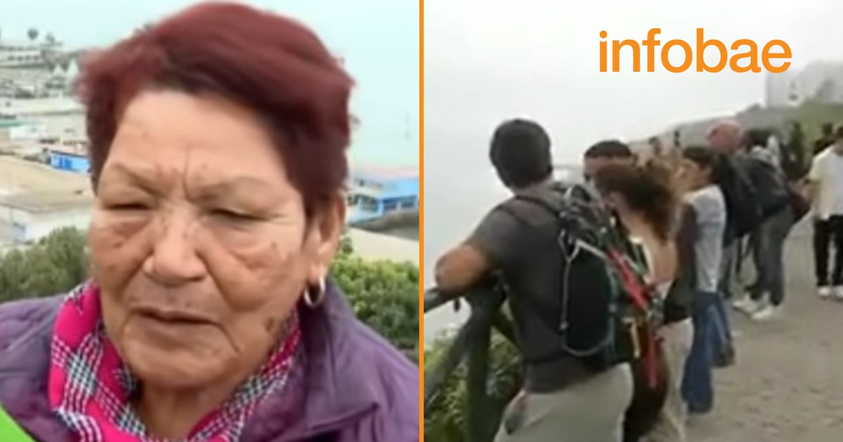 Peruanos ignoran advertencias del COEN y se acercan al mar: “Nunca había visto un tsunami, traigo a mi nieto para que lo conozca”