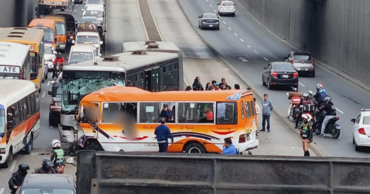 Accidente en Av. Alfonso Ugarte provoca cierre en Ruta B y Expreso 5 del Metropolitano, dejando tres fallecidos