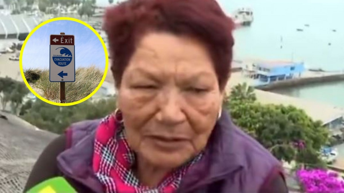 Polémica en Perú por mujer que llevó a su nieto a la playa para «ver el tsunami» durante alertas por riesgo en costas del Pacífico