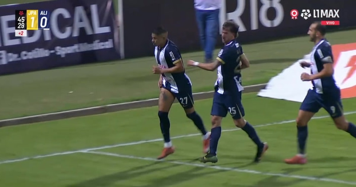 Kevin Quevedo anota espectacular gol tras asistencia magistral de Pablo Ceppelini en el duelo de Alianza Lima contra Juan Pablo II por la Liga 1 2025