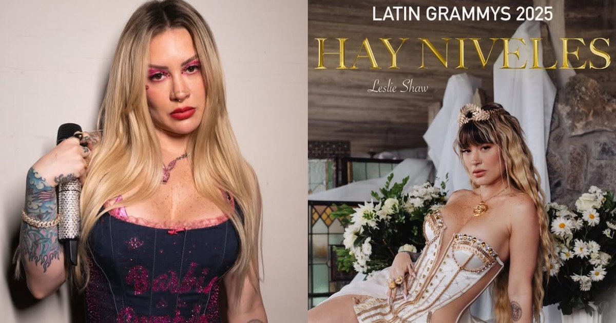 Leslie Shaw busca sorprender en los Latin Grammy 2025 con ‘Hay niveles’ mientras críticos la destrozan: “¿Esta es tu mejor propuesta?”