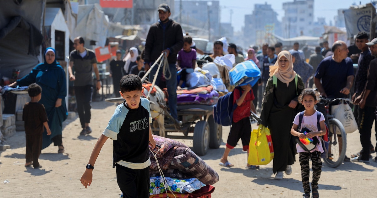 Familias enfrentan horror cruzando escombros de Gaza por guerra y hambruna