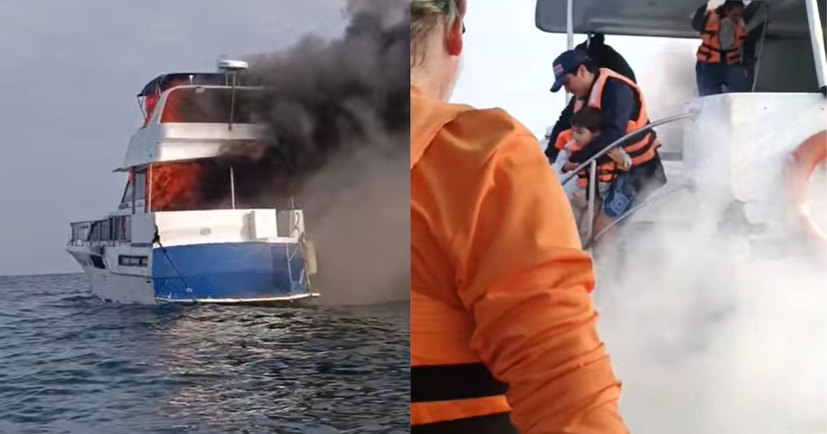 Incendio en yate de Los Órganos moviliza a bomberos en Piura