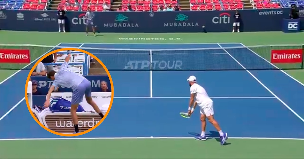 Moutet provoca a Medvedev con pelea y clasificación a semifinal