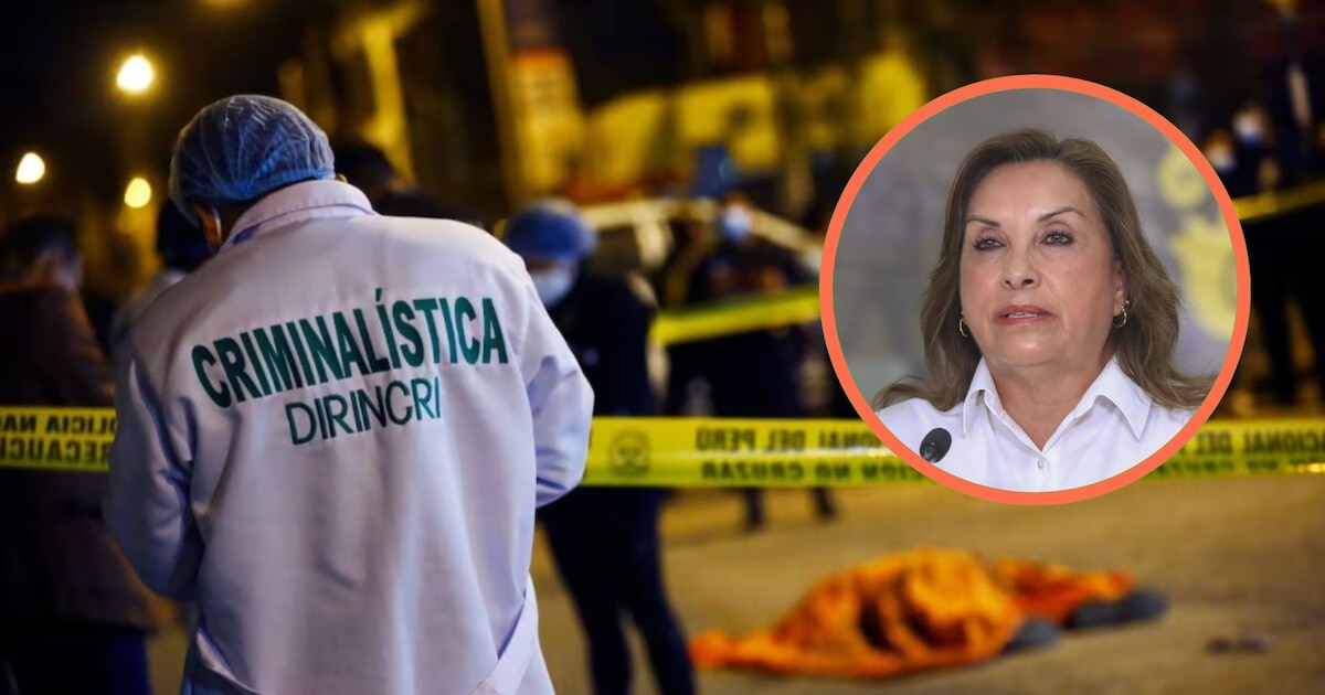 Récord de homicidios en el gobierno de Dina Boluarte