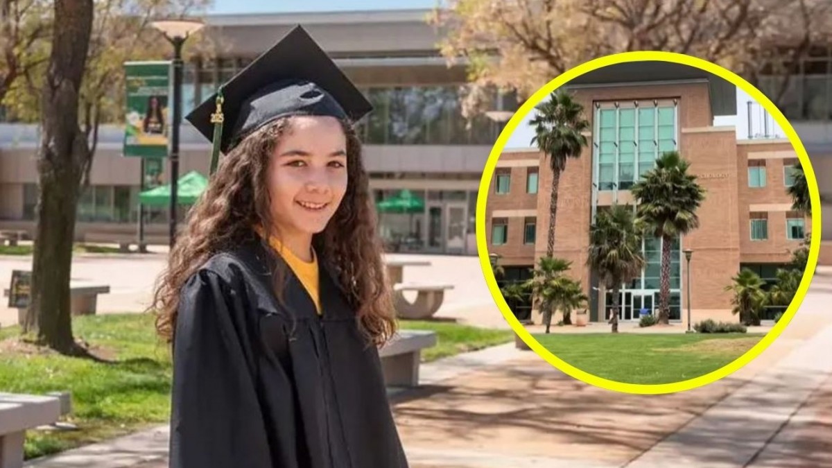 Niña estadounidense de 11 años, graduada de universidad y próxima a estudiar informática en UC Riverside, rompe récords en educación temprana