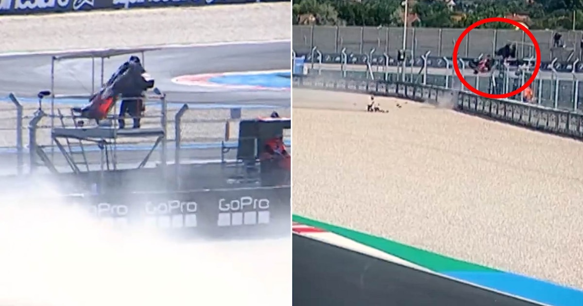 ¡Milagro en el Gran Premio de Hungría: piloto Pedro Acosta sufre fuerte caída y cámara de transmisión evita tragedia!