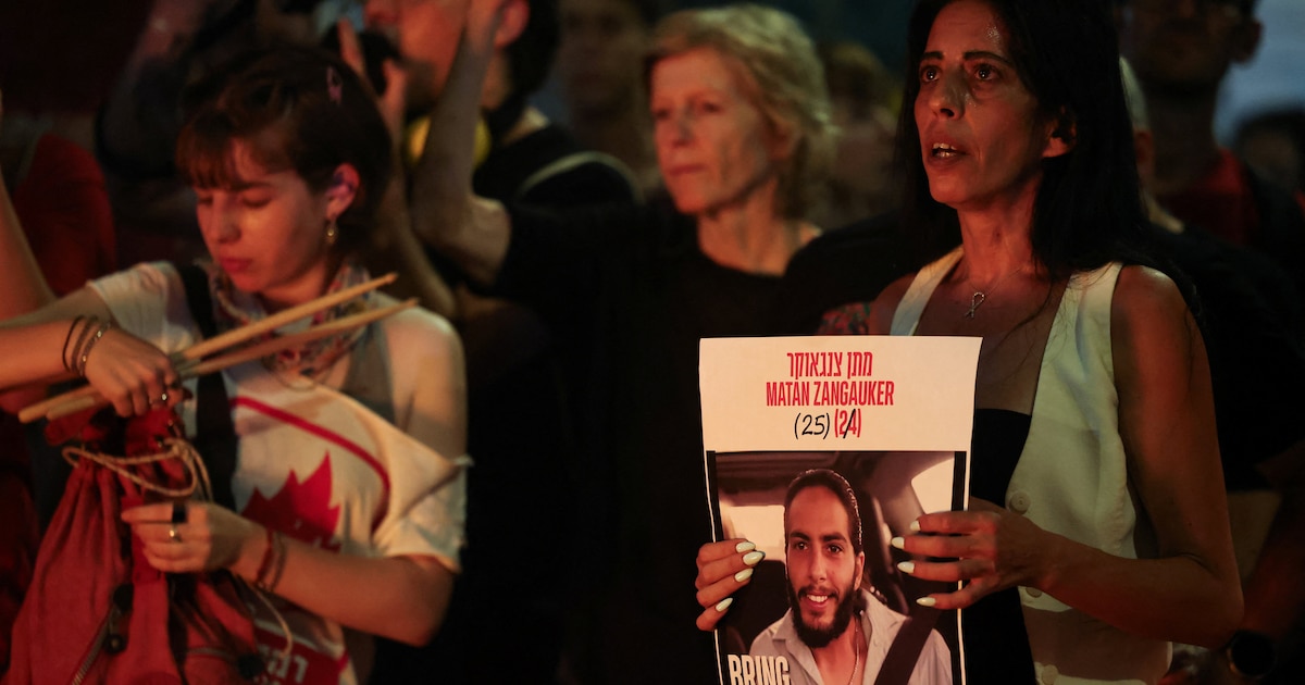 Protestas en Israel exigen liberar rehenes y detener la guerra en Gaza tras anuncio de Netanyahu