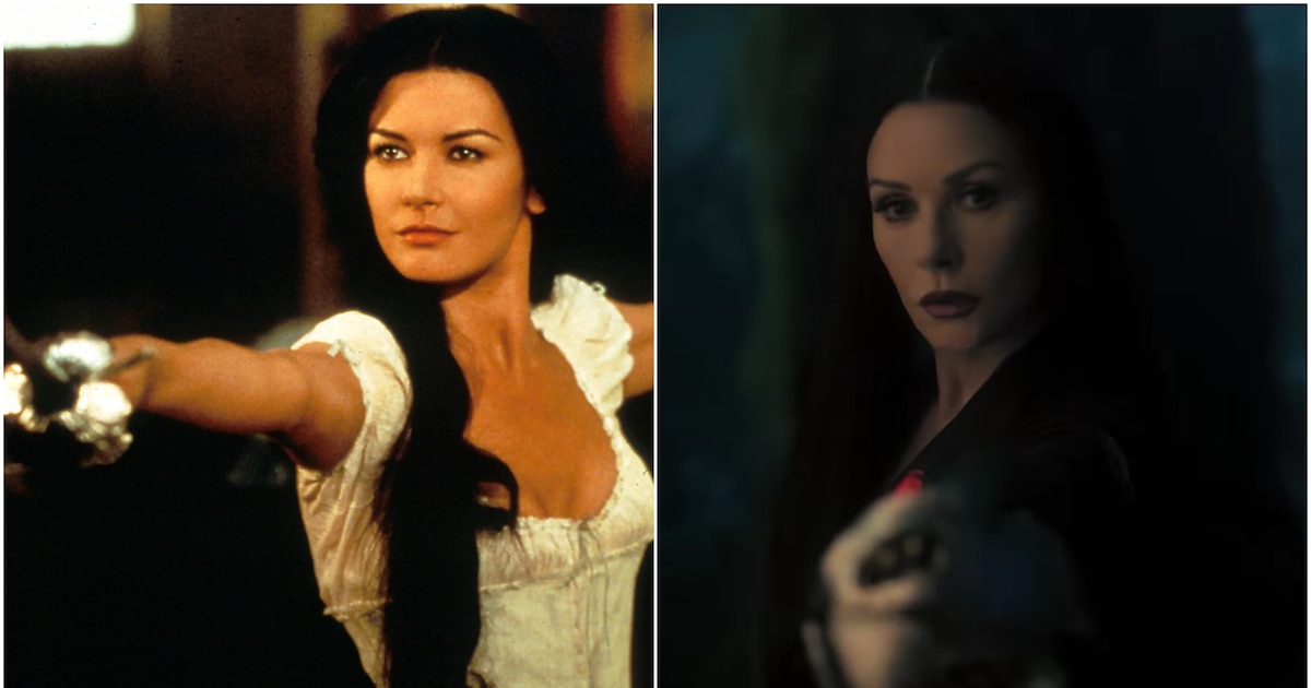 Catherine Zeta-Jones revela cómo su formación en esgrima en «La máscara del Zorro» influye en su papel como Morticia en «Merlina