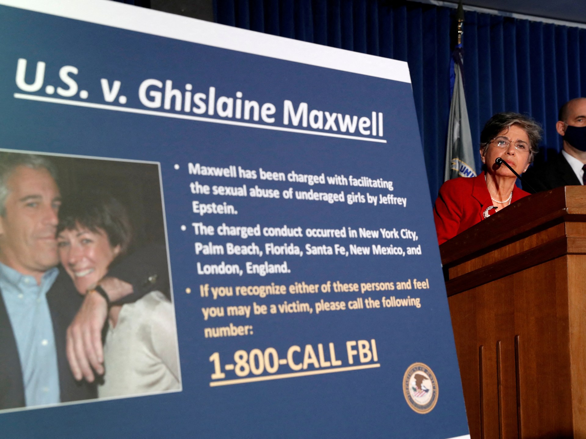 Trump exonerado de vínculos con Jeffrey Epstein, Maxwell lo alaba como un líder íntegro