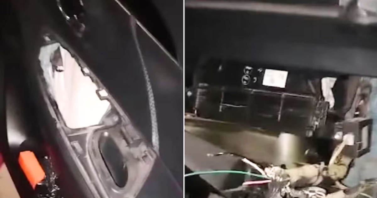 Delincuentes desmantelan vehículo en parqueo de supermercado en San Juan de Lurigancho y roban pertenencias valiosas