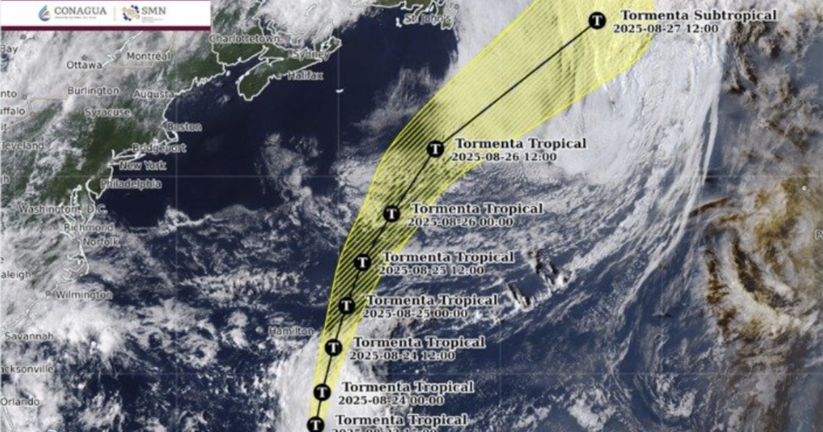 Alerta en el Atlántico: Tormenta tropical Fernand se fortalece y pone en riesgo el Caribe