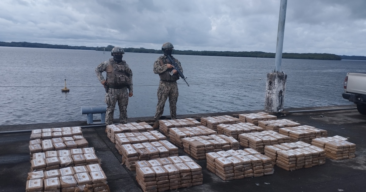 Ecuador y EE. UU. incautan 10,3 toneladas de cocaína en operación conjunta en alta mar